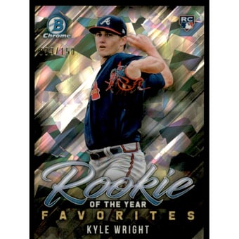 2019 Bowman Chrome Rookie of the Year Favorites Atomic Refractors #ROYF7 Kyle Wright