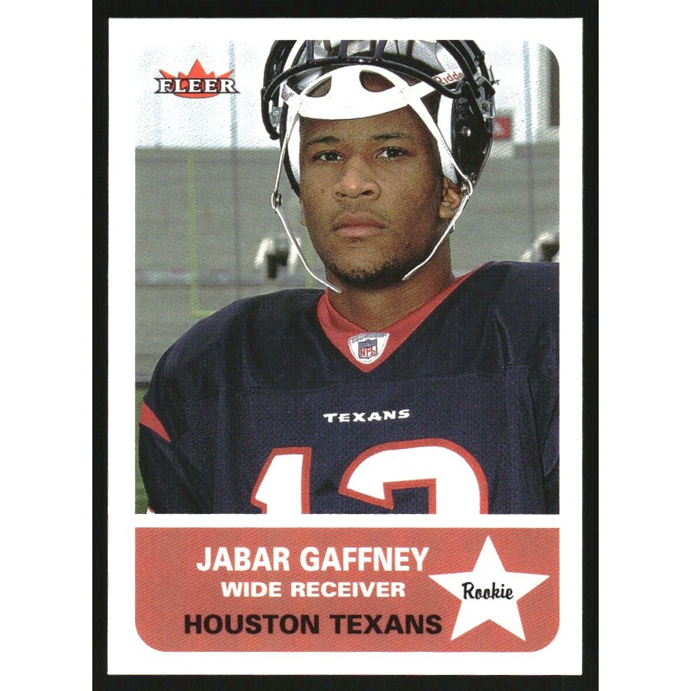 2002 Fleer Tradition Minis #264 Jabar Gaffney. rookie card picture