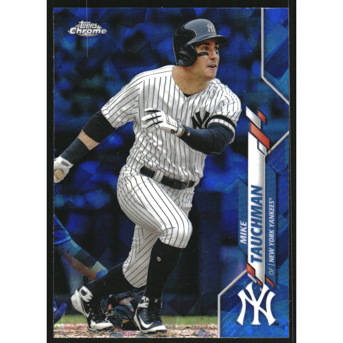 2020 Topps Chrome Sapphire #301 Mike Tauchman. rookie card picture