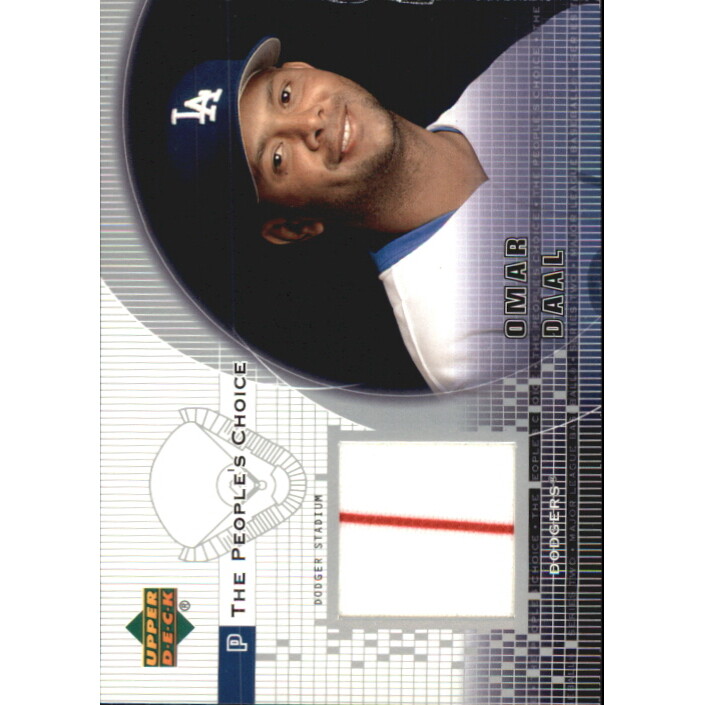 2002 Upper Deck Peoples Choice Game Jersey #PJOD Omar Daal