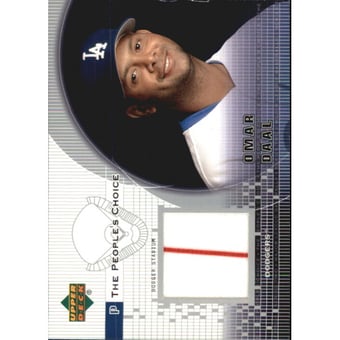2002 Upper Deck Peoples Choice Game Jersey #PJOD Omar Daal