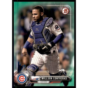 2017 Bowman Green #46 Willson Contreras