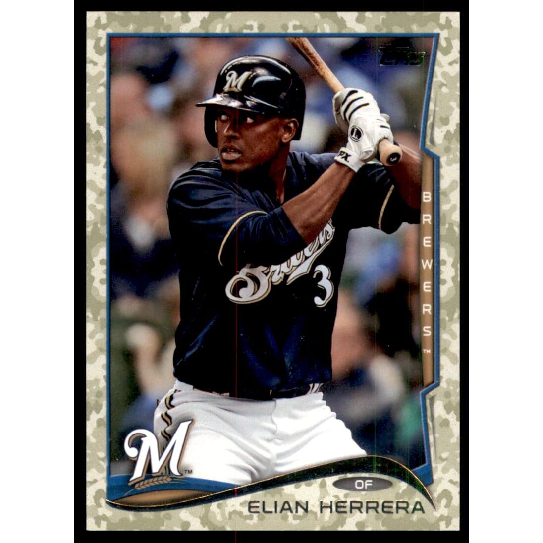 2014 Topps Update Camo #US30 Elian Herrera. rookie card picture