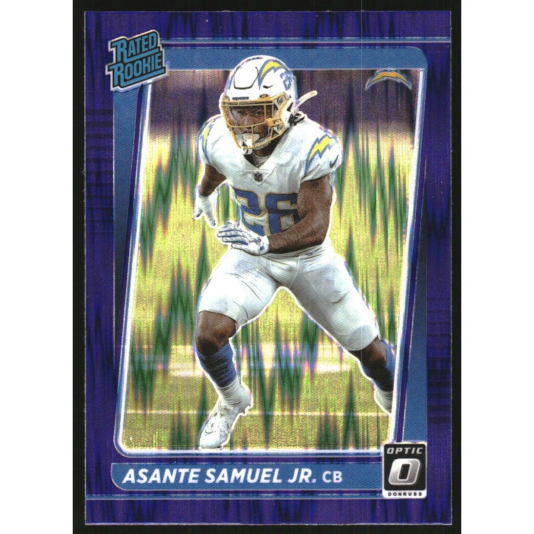 2021 Donruss Optic Purple Shock #272 Asante Samuel Jr. RR