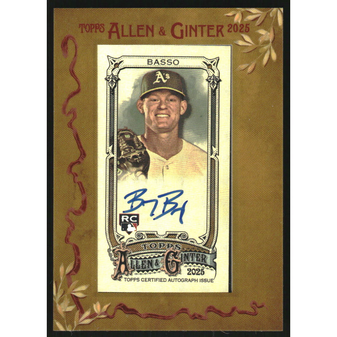 2025 Topps Allen and Ginter Framed Mini Autographs #MABBAS Brady Basso