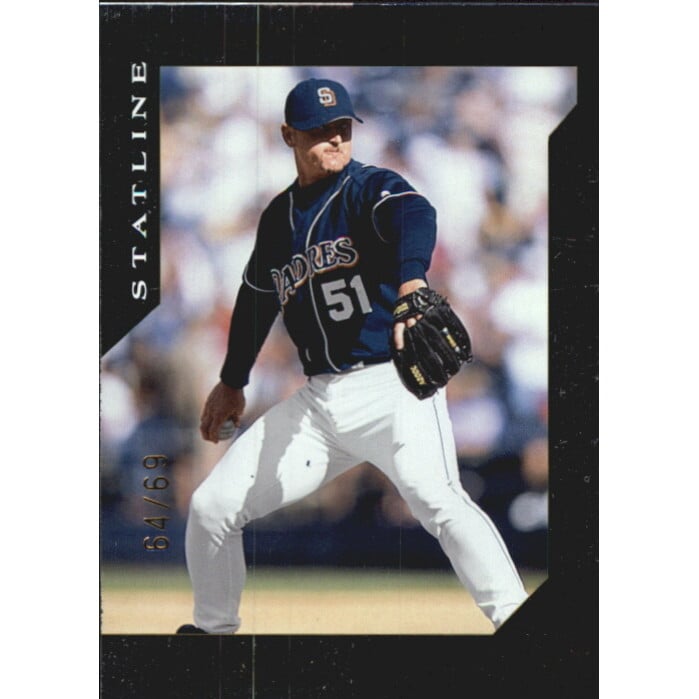 2003 Donruss Team Heroes Stat Line #429 Trevor Hoffman/69. rookie card picture