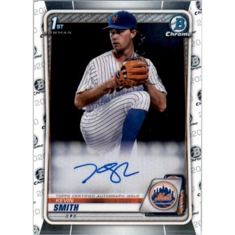 2020 Bowman Chrome Prospect Autographs #CPAKS Kevin Smith