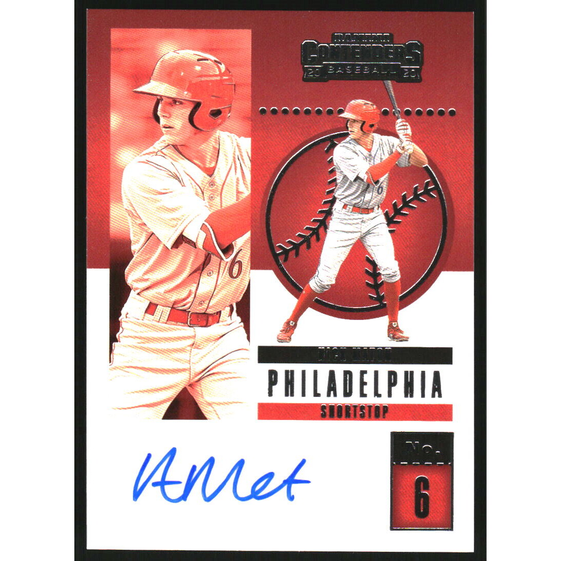 2020 Panini Contenders Contenders Autographs #19 Nick Maton. rookie card picture