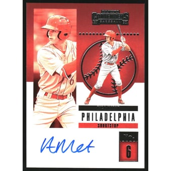 2020 Panini Contenders Contenders Autographs #19 Nick Maton