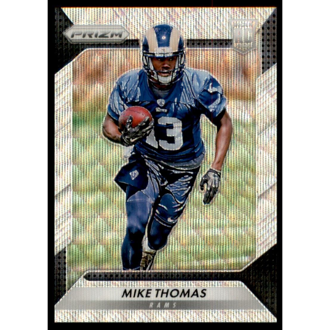 2016 Panini Prizm Prizms Blue Wave #239 Mike Thomas. rookie card picture