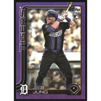 2025 Topps Purple Rainbow Foil #80 Jace Jung