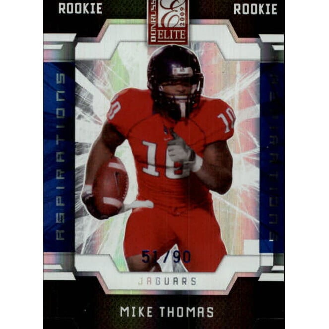 2009 Donruss Elite Aspirations #170 Mike Thomas/90. rookie card picture
