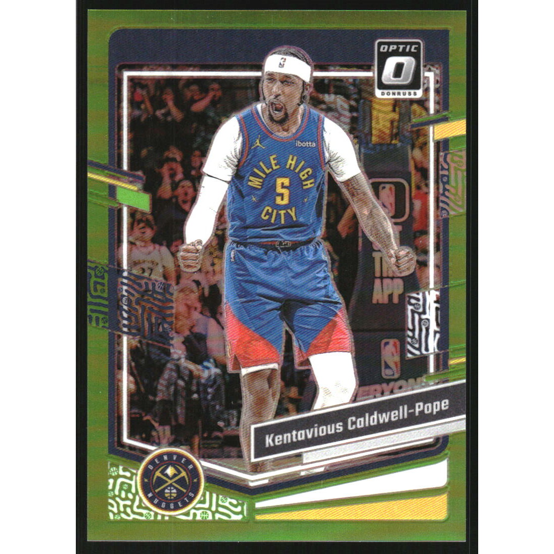 2023-24 Donruss Optic Lime Green #121 Kentavious Caldwell-Pope