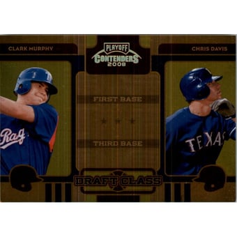 2008 Playoff Contenders Draft Class Gold #4 Clark Murphy/Chris Davis
