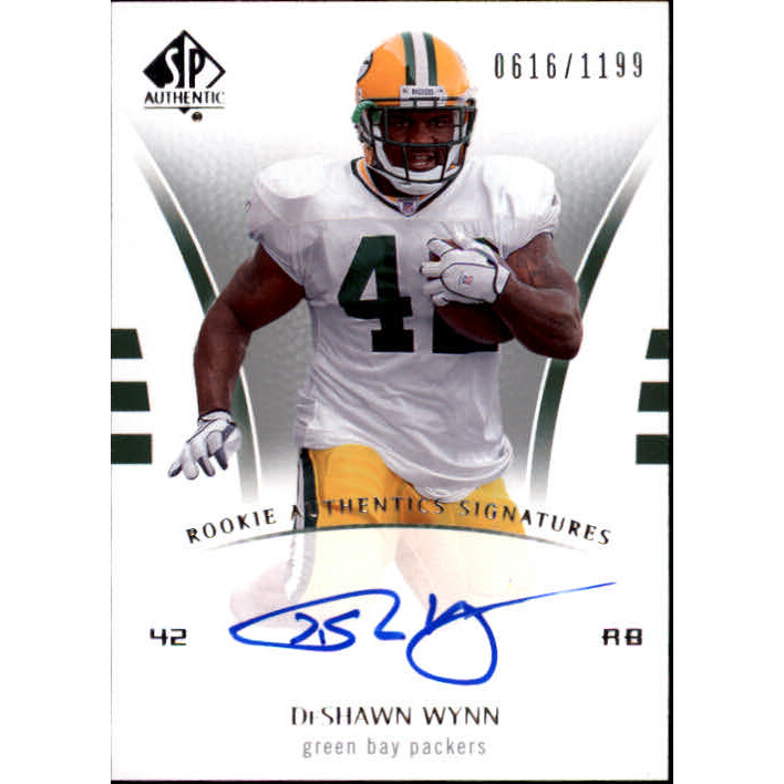 2007 SP Authentic #214 DeShawn Wynn AU RC
