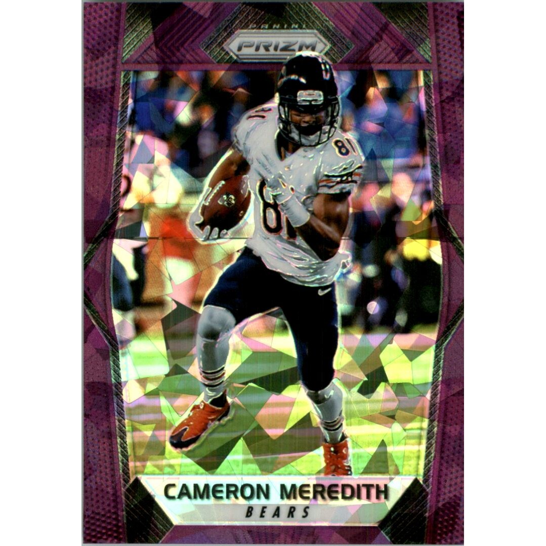 2017 Panini Prizm Prizms Purple Crystals #50 Cameron Meredith