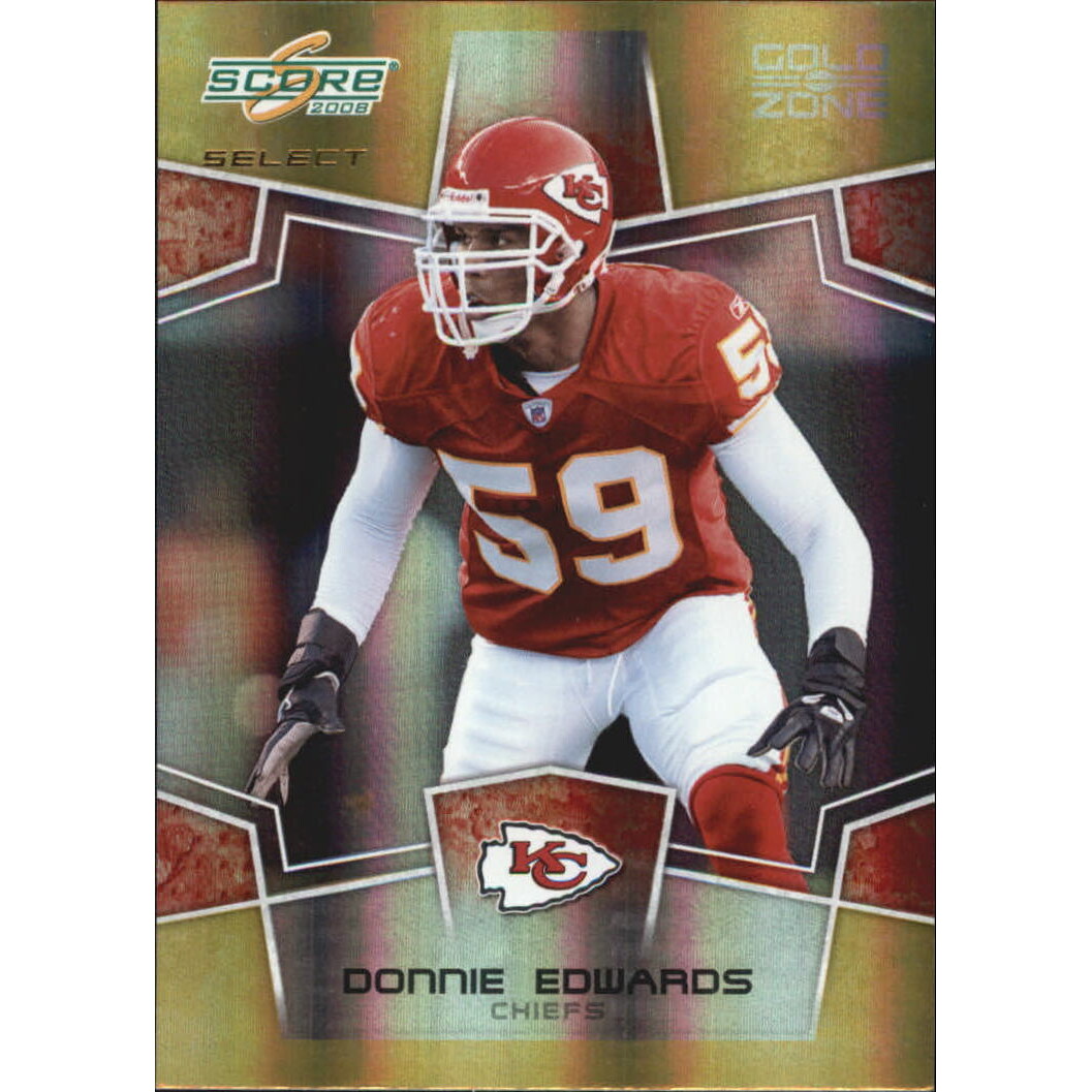 2008 Select Gold Zone #155 Donnie Edwards