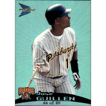 1999 Pacific Prism Holographic Blue #112 Jose Guillen