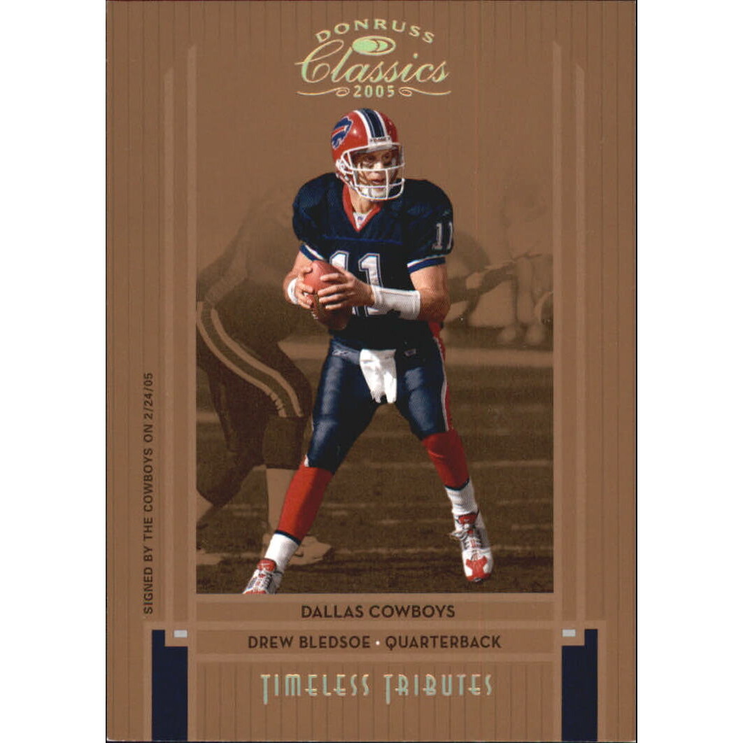 2005 Donruss Classics Timeless Tributes Bronze #10 Drew Bledsoe