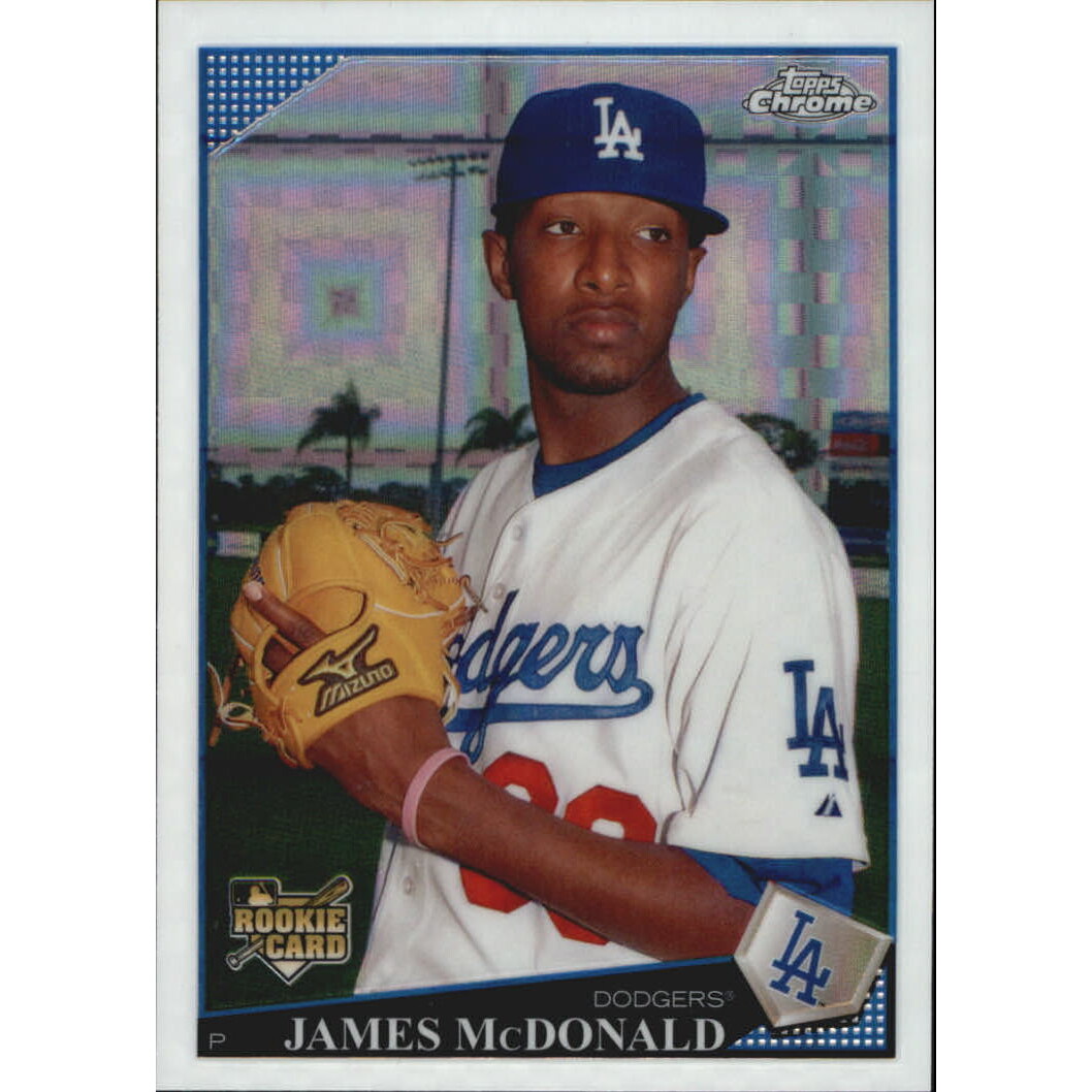 2009 Topps Chrome X-Fractors #177 James McDonald. rookie card picture