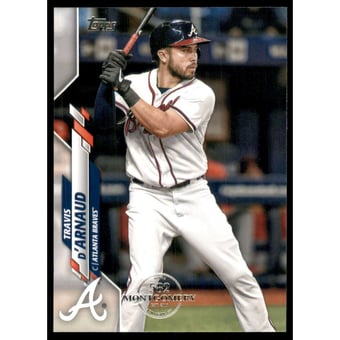 2020 Topps Factory Set 582 Montgomery Club #436 Travis d'Arnaud