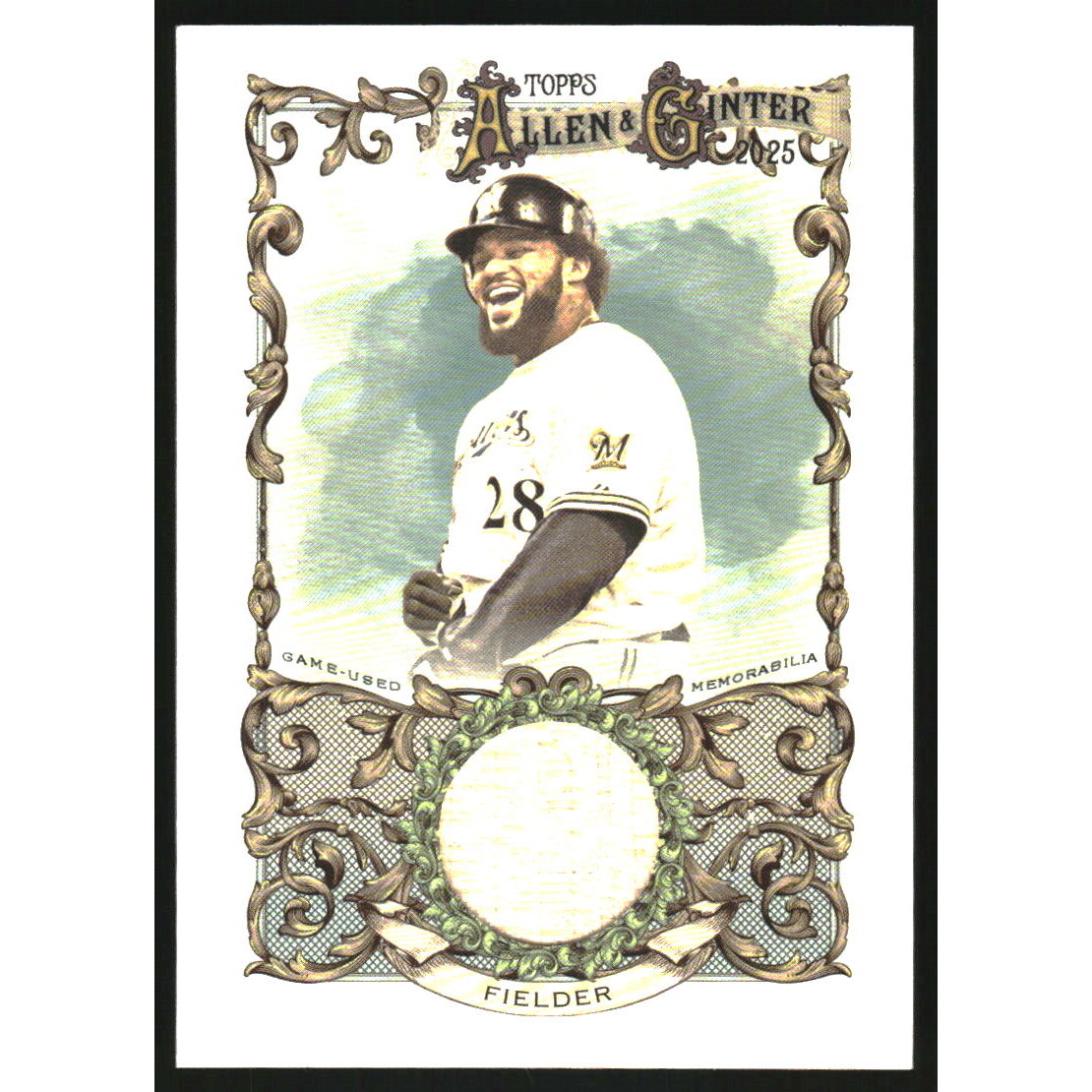2025 Topps Allen and Ginter Relics #AGRPF Prince Fielder 2025 Topps Allen and Ginter Relics #AGRPF Prince Fielder
