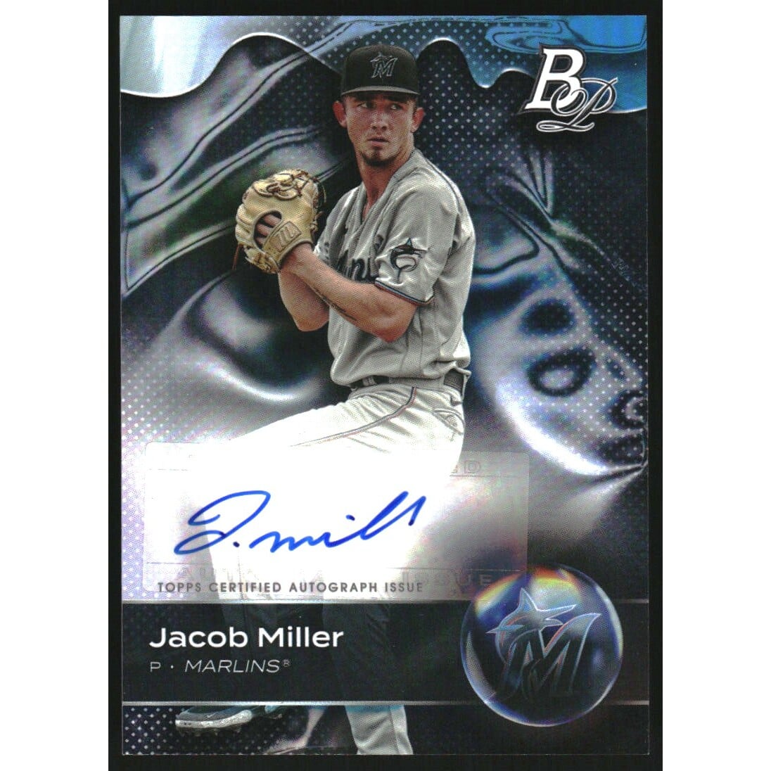 2023 Bowman Platinum Top Prospects Autographs #TOP7 Jacob Miller