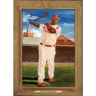 2007 Topps Turkey Red #1b Ryan Howard Ad Back SP