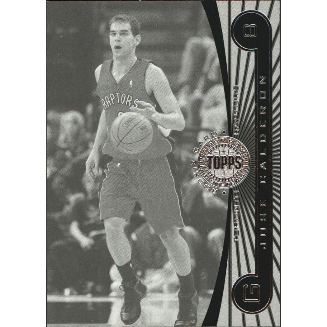 2005-06 Topps First Row Black and White #144 Jose Calderon