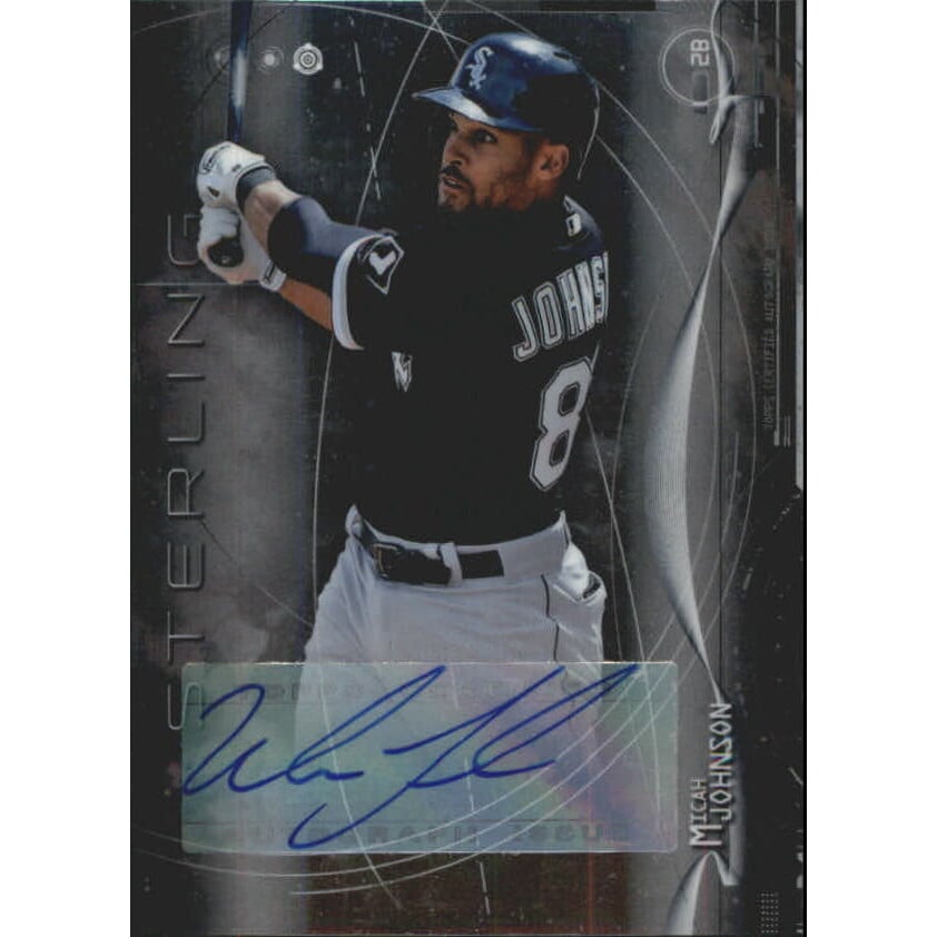 2014 Bowman Sterling Prospect Autographs #BSPAMJ Micah Johnson. rookie card picture