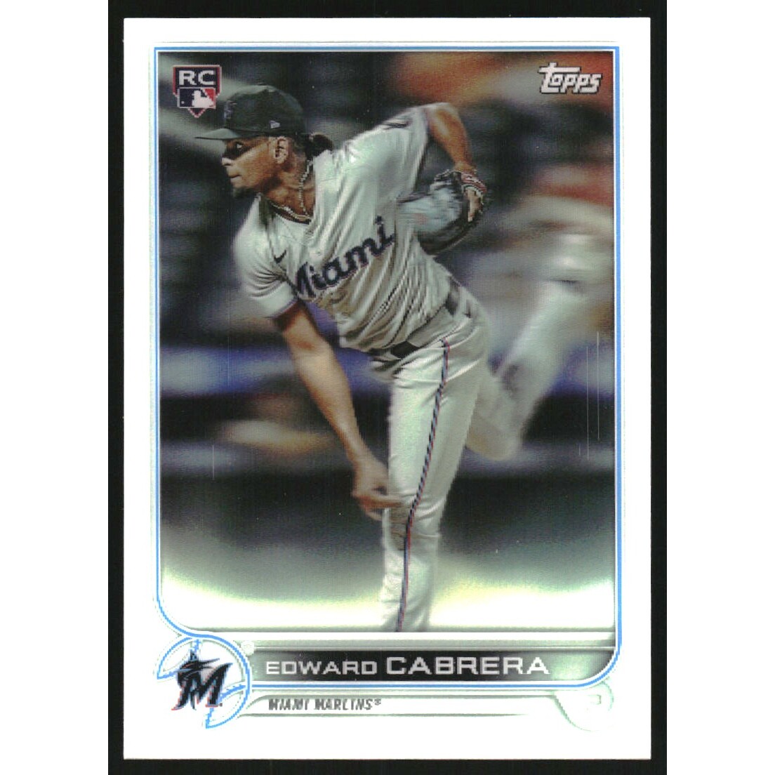 2022 Topps 3D #566 Edward Cabrera. rookie card picture