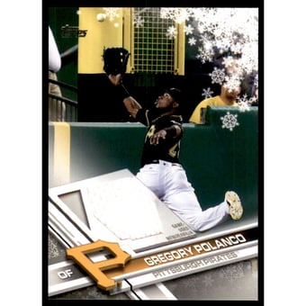 2017 Topps Walmart Holiday Snowflake Relics #RGP Gregory Polanco