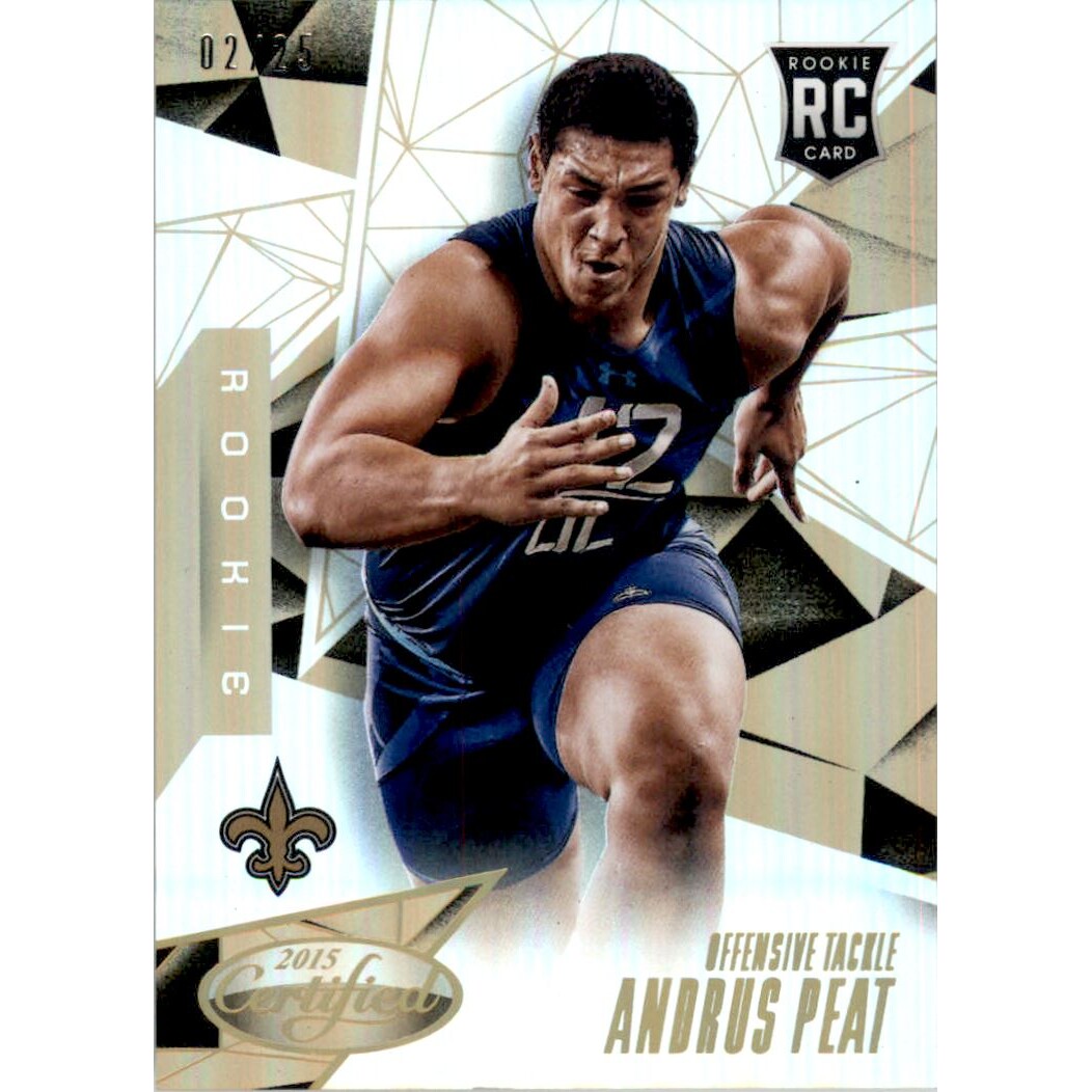 2015 Certified Mirror Gold #197 Andrus Peat