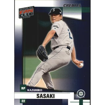 2002 Donruss Fan Club Credits #64 Kazuhiro Sasaki