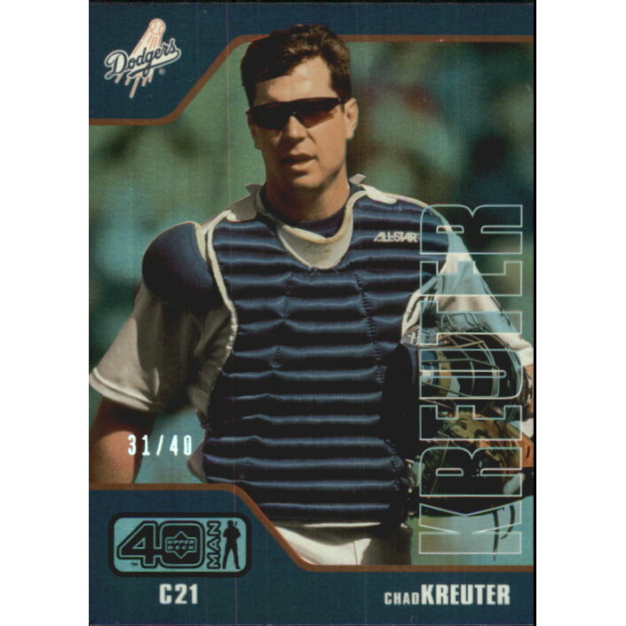 2002 Upper Deck 40-Man Electric Rainbow #693 Chad Kreuter