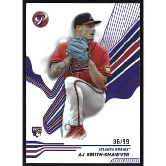 2024 Topps Pristine Purple Refractors #4 AJ Smith-Shawver
