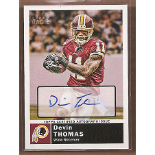 2010 Topps Magic Autographs #240 Devin Thomas 2G 2010 Topps Magic Autographs #240 Devin Thomas 2G
