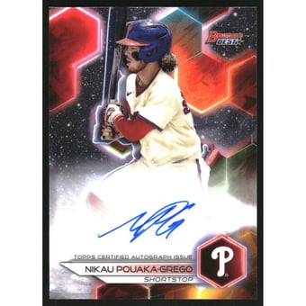 2023 Bowman's Best Best of '23 Autographs #B23NP Nikau Pouaka-Grego