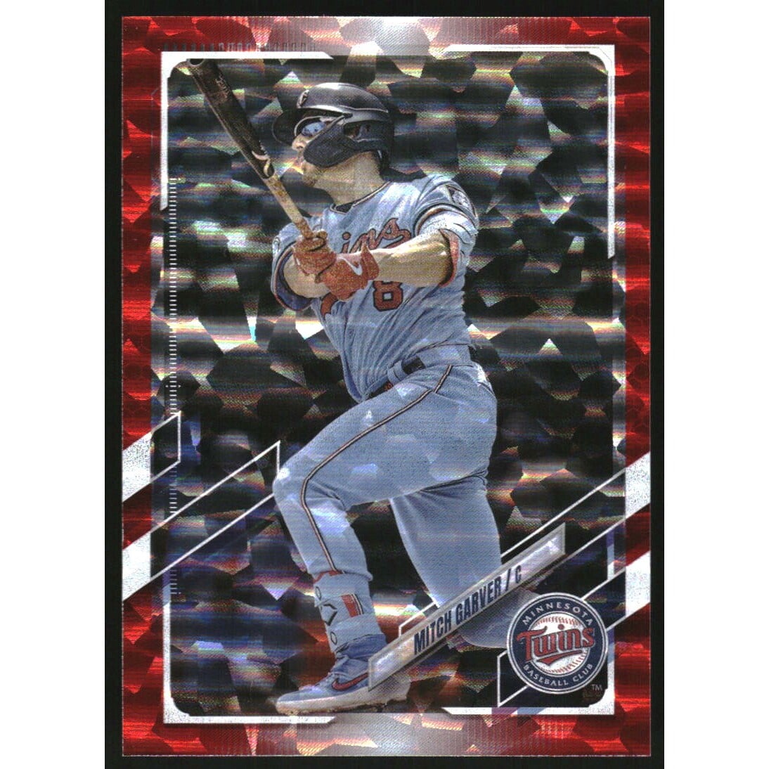 2021 Topps Red Foil #470 Mitch Garver. rookie card picture