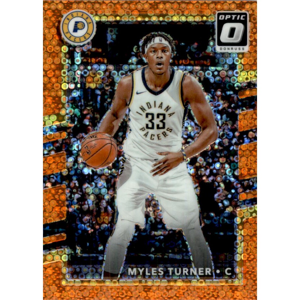 2017-18 Donruss Optic Fast Break Orange #58 Myles Turner