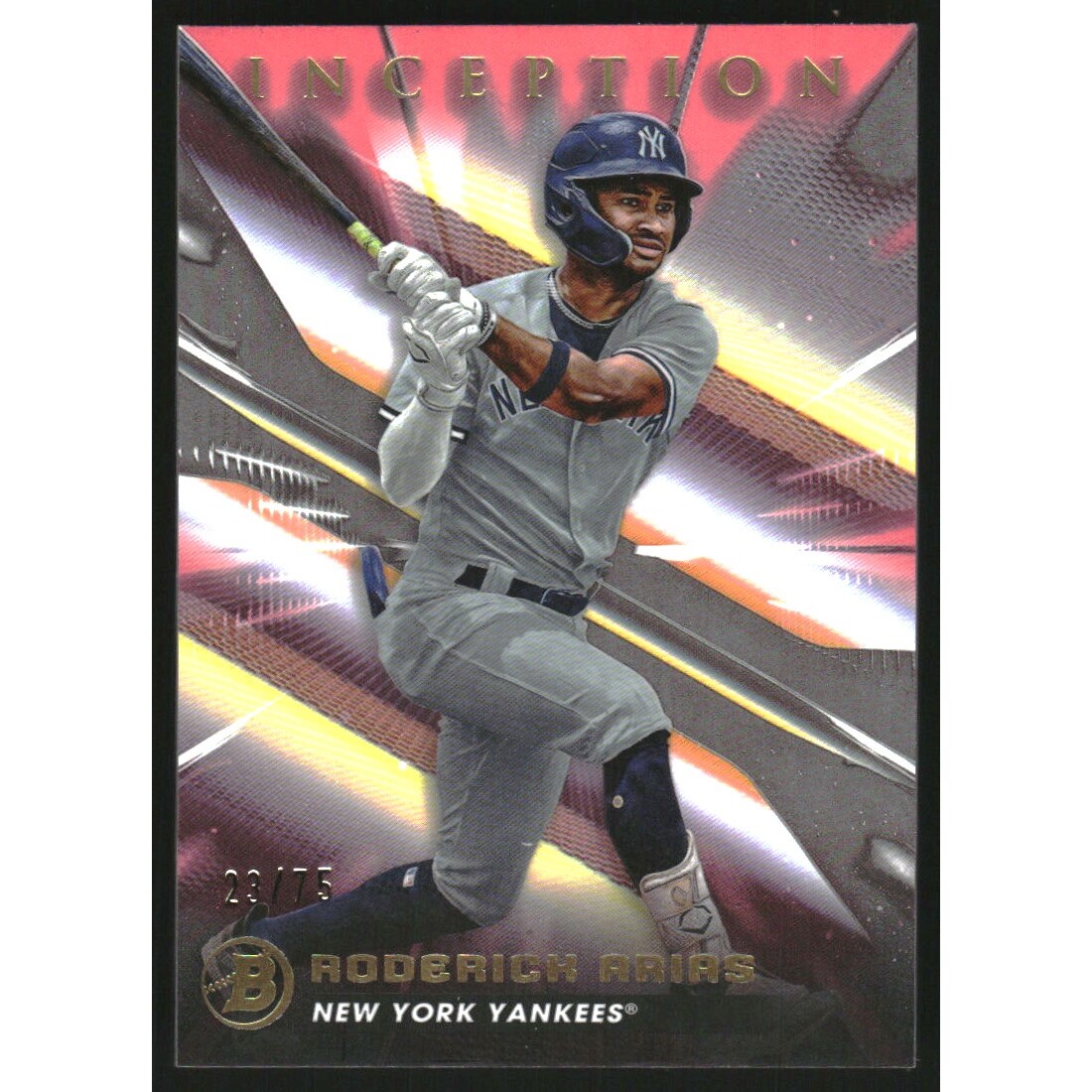 2023 Bowman Inception Fuchsia Foil #67 Roderick Arias