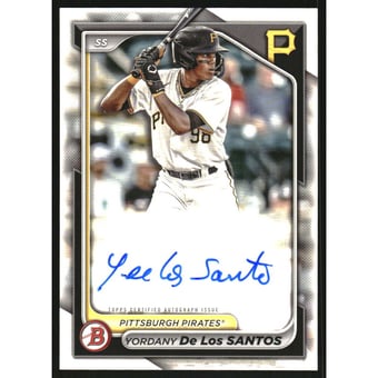 2024 Bowman Prospect Autographs #PPRAYD Yordany De Los Santos