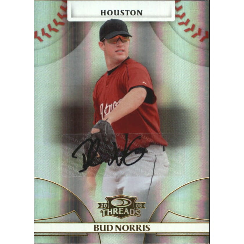 2008 Donruss Threads Signatures Gold #64 Bud Norris/499
