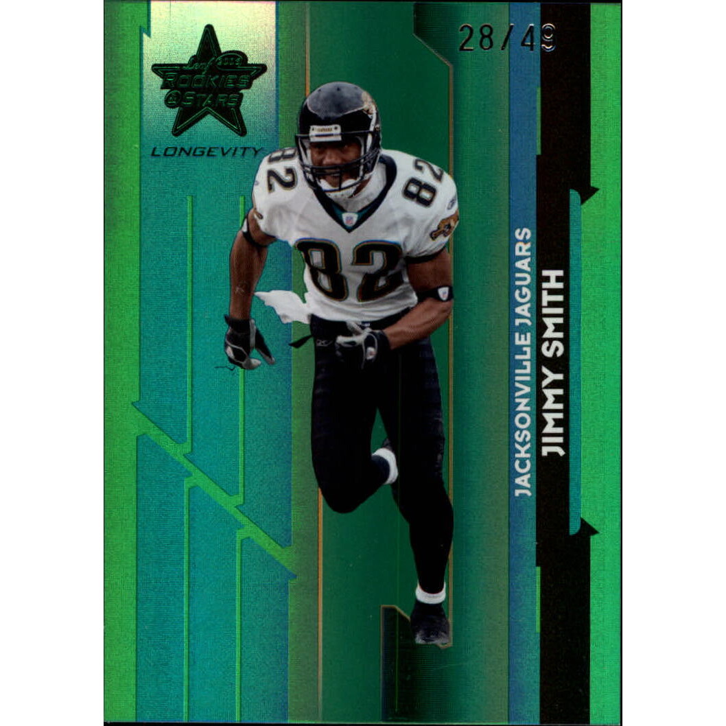 2006 Leaf Rookies and Stars Longevity Target Emerald Parallel #53 Jimmy Smith