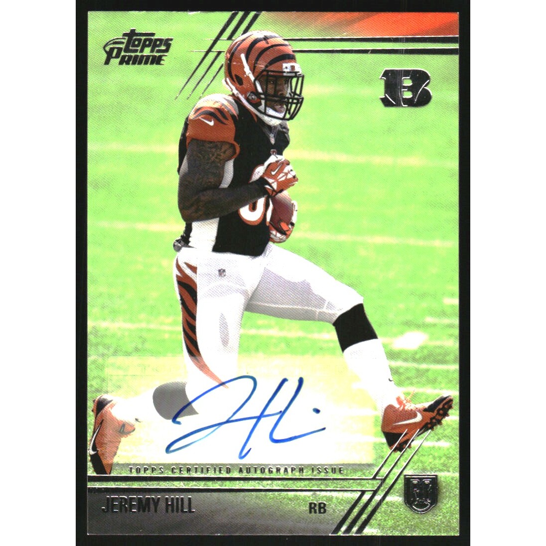 2014 Topps Prime Autographs #114R Jeremy Hill