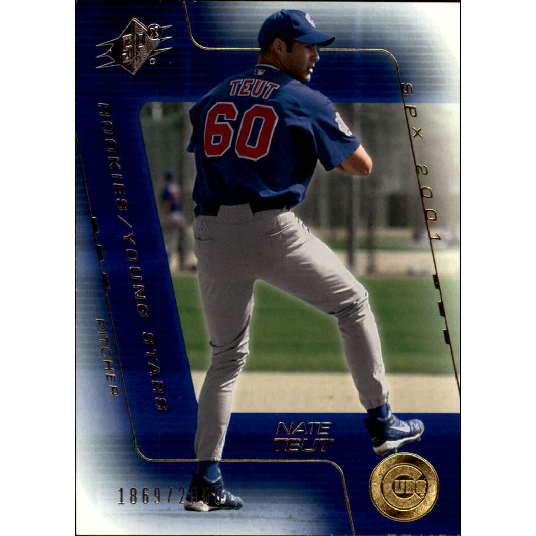 2001 SPx #112 Nate Teut YS RC