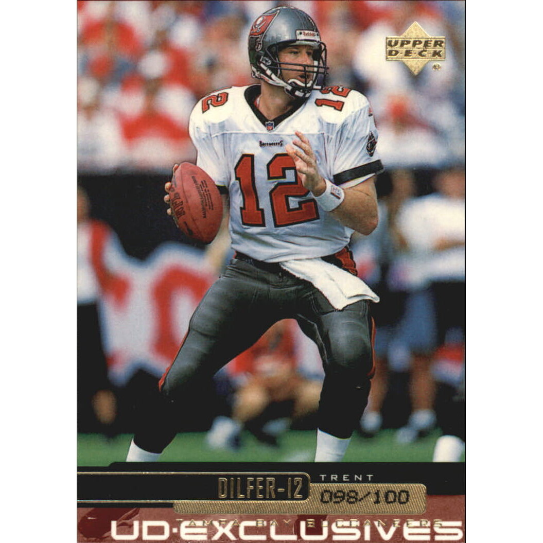 1999 Upper Deck Exclusives 100 #202 Trent Dilfer. rookie card picture