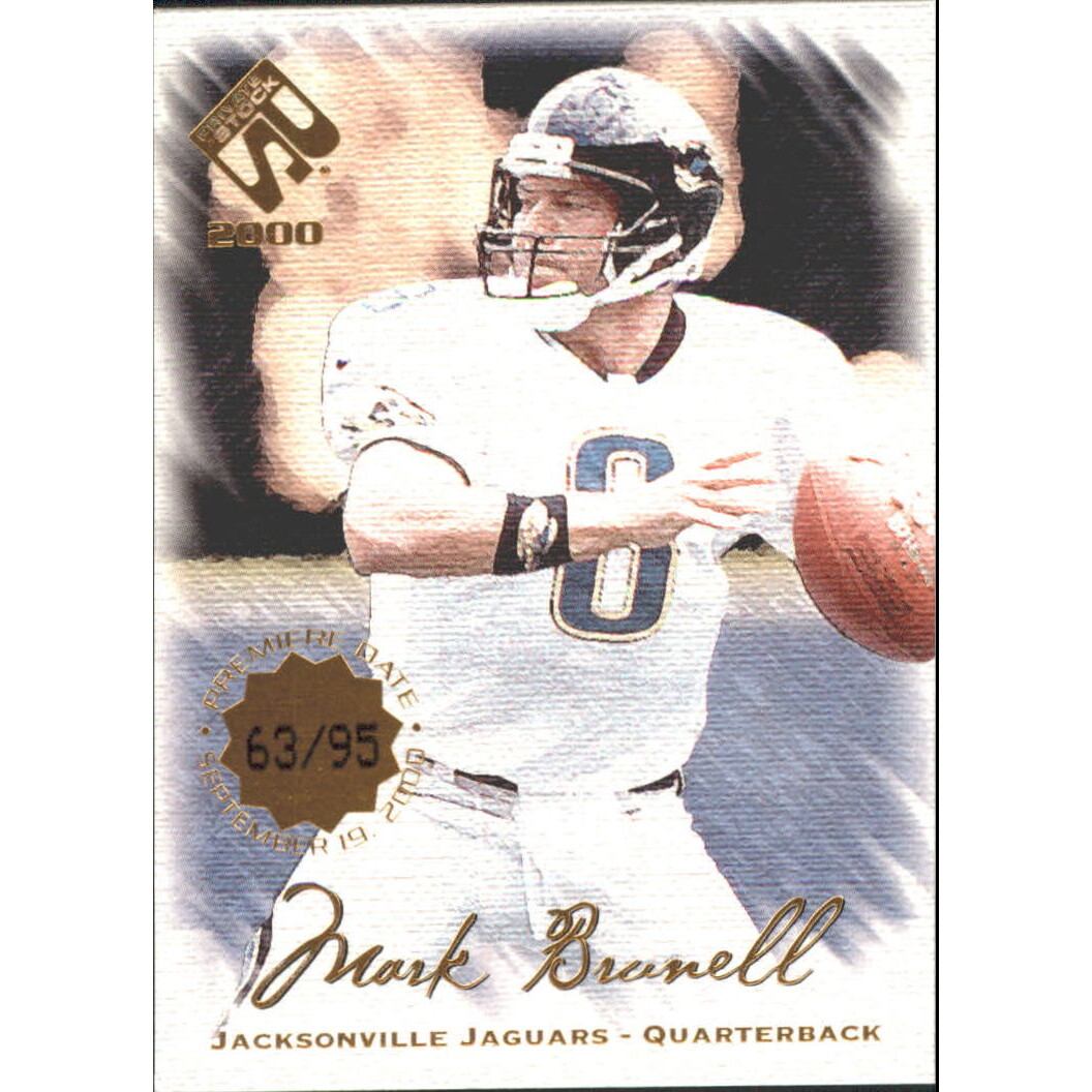 2000 Private Stock Premiere Date #42 Mark Brunell