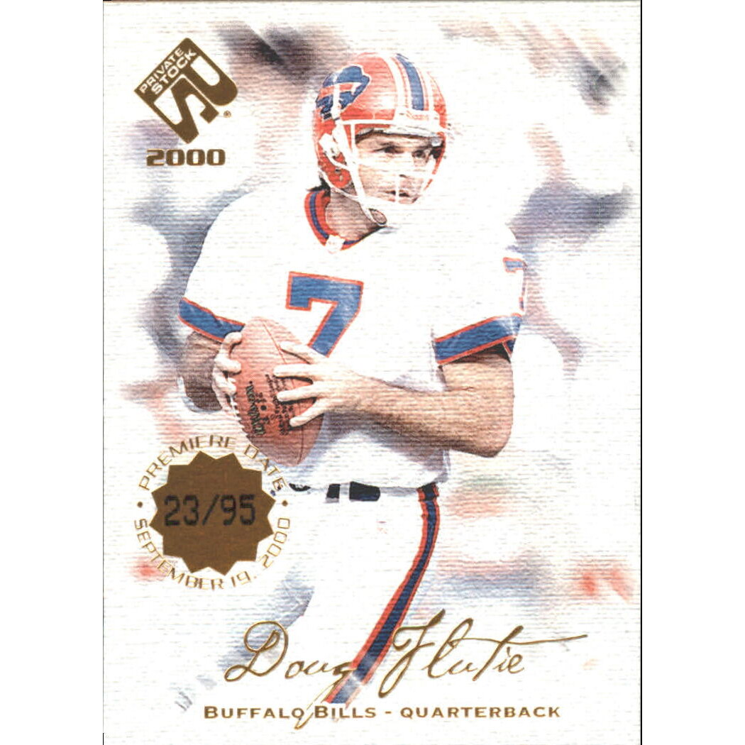 2000 Private Stock Premiere Date #9 Doug Flutie