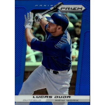 2013 Panini Prizm Prizms Blue #56 Lucas Duda